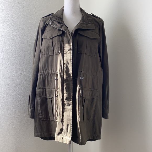 🏷NWT BAGATELLE Army green utility anorack jacket - Picture 9 of 9